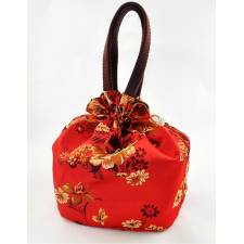 【年節米禮盒】 富貴大紅牡丹錦袋精緻包 (300g*8入)